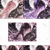 Anime Demon Slayer Waifu Shikishi Board Série Yunbao Goddess Papier Coloré Art Décoratif de Collection Cadeau Boîte Mystère Jouet