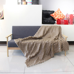 Distribuidor chino, venta al por mayor, <span class=keywords><strong>cama</strong></span> de algodón cálido, mantas Sherpa de Color sólido para invierno - Product Image 2