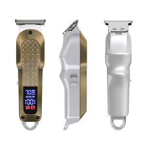 Jinding USB Rechargeable Épilation Tondeuse Lame En Acier Inoxydable Tondeuses Pour Hommes Appareil Ménager - Product Image 4