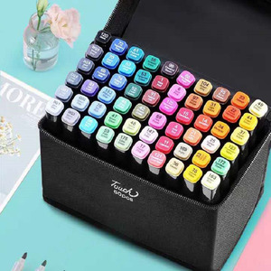 24-262 Màu Sắc Bộ Hai Mẹo Bàn Chải Điểm Bút Đánh Dấu Đôi Bút Hai Đầu Rượu Nghệ Thuật Phác Thảo Vẽ Bút Đánh Dấu - Product Image 4