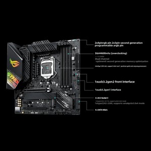 Tarjeta Madre para Juegos <span class=keywords><strong>ASUS</strong></span> ROG Strix Z490-G, 1200 Pines, ATX, Wi-Fi, RAM DDR4, Interfaz SATA, <span class=keywords><strong>Socket</strong></span> LGA, Gráficos Integrados para Intel - Product Image 3
