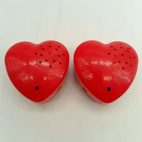 Bouton de Module de son enregistrable vocal en forme de coeur parlant accessoires de jouets en peluche Teddy