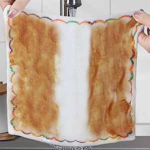 Chiffon de cuisine en gaze de coton épaisse, rectangulaire, couleur unie, pour nettoyer les casseroles et les poêles - Product Image 2