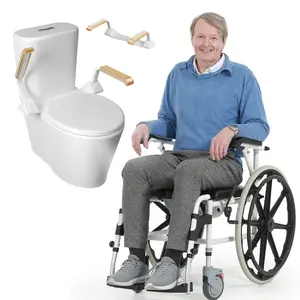 Main courante de toilette de rail de support de toilette pour la main courante de toilette handicapée âgée