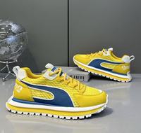 Nouvelles Chaussures de Sport Respirantes, Imperméables et Anti-Odeur Modèle 2025 – Baskets de Course Tendance pour Hommes avec Tige en Maille et Semelle Épaisse à Lacets