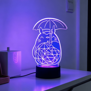 Veilleuse 3D USB à LED, Lampe de Table à Couleurs Changeantes, Motif Appareil Photo Flash, Cadeau Chambre à Coucher, Expédition Rapide - Product Image 2