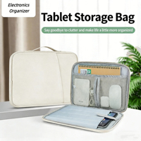 Étui pour tablette étanche et résistant aux chocs, étui pour iPad, étui pour ordinateur portable de 11 pouces et 13 pouces, organiseur d'électronique portable