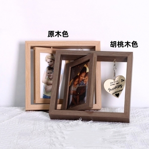Xoay khung ảnh máy tính để bàn xoay xoay khung ảnh kỷ niệm khung ảnh bằng gỗ xoay khung ảnh vật nuôi tưởng niệm bưu thiếp - Product Image 5