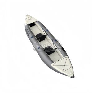 <span class=keywords><strong>Kayak</strong></span> Inflable <span class=keywords><strong>Doble</strong></span> de 420 cm, Color Gris, Certificado CE, Ideal para Pesca, Superventas - Product Image 2