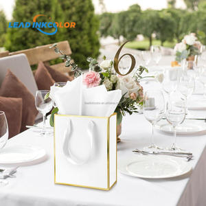 Customized Boutique Shopping Paper Bags With Silk Handle for Food Clothing Shoes Packaging Includes <strong>Ribbon</strong> &amp; Carton Custom Logo - Product Image 5