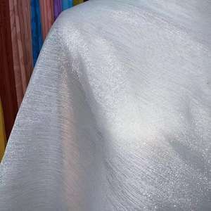 Vente en gros crêpe brillant et <span class=keywords><strong>organza</strong></span> bon marché prix stock prêt à expédier tissu <span class=keywords><strong>organza</strong></span> pour robe de femme - Product Image 5