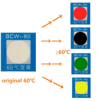 Indikator Suhu Titik Tunggal BCW Irreversible 80C Stiker Suhu Semikonduktor Solusi Pemantauan Logistik Elektronik