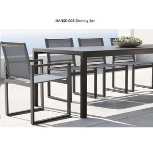 Extensible extensible <span class=keywords><strong>8</strong></span> <span class=keywords><strong>personnes</strong></span> plateau en céramique cadre en aluminium <span class=keywords><strong>jardin</strong></span> <span class=keywords><strong>table</strong></span> à manger corde rotin chaise <span class=keywords><strong>ensemble</strong></span> <span class=keywords><strong>de</strong></span> meubles d'extérieur - Product Image 1
