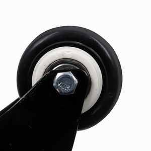 SYSanjang 2 pouces meubles roues mobiles <span class=keywords><strong>roulette</strong></span> générale basse quantité minimale de commande lisse Rotation PU tige filetée - Product Image 4