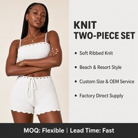 Débardeur côtelé blanc chic et tendance pour femme avec logo personnalisé, style halter sans manches, coupe courte, en acrylique de haute qualité, vente en gros