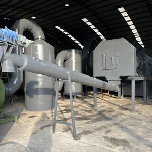 Prix usine continu bois au charbon de bois faisant la ligne de production de carbonisation de four de carbonisation de charbon de bois de biochar - Product Image 1