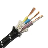 Cable eléctrico flexible trenzado 2c 3c 4c, Cable de cobre flexible