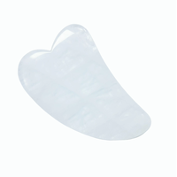 Produits de bien-être pour la relaxation des muscles du dos, utilisables en spa, masseur musculaire manuel en jade blanc cristallin naturel Gua Sha.