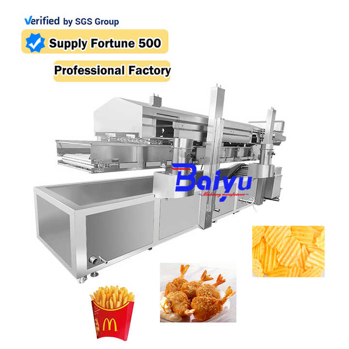 New Industrial Continuous Conveyor Chicken Deep Fryer/Nuggets Patty ...