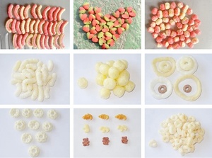 Ligne de production de produits soufflés délicieux : Machine à fabriquer des boules et bâtonnets de maïs soufflé, Extrudeuse de snacks soufflés au maïs - Product Image 6