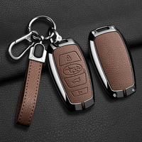 Étui de protection pour clé de voiture en métal et cuir, pour Subaru WRX XV Crosstrek Legacy BRZ Forester Impreza STi Outback