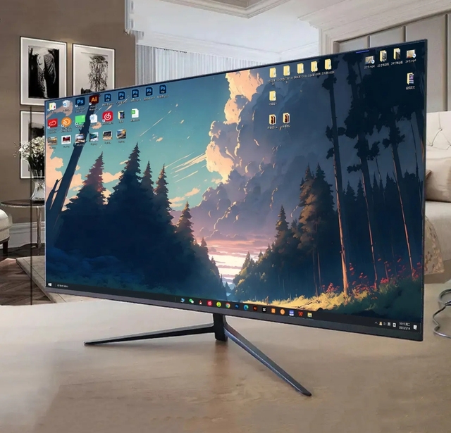 Factory Wholesale 24/27 Inch 1K 2K 165Hz Frameless White Black Gaming Computer Monitor Moniteur for PC Laptop