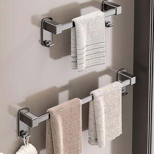 Toallero de pared Gao Wenhai de 10 m, autoadhesivo, sin necesidad de taladrar, barra de almacenamiento para baño - Product Image 2
