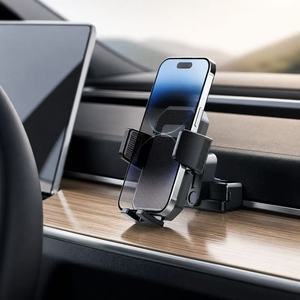 Car Phone Mount Clip-on Air Vent Magnetic Suction Cup <strong>Bracket</strong> for Tesla Model 3 Y Center Console EV Air Vent Accessories - Product Image 1