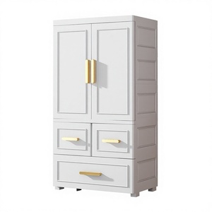 <strong>Bedroom</strong> <strong>Wardrobe</strong> Children's Nordic Style PP Floor-standing <strong>Wardrobe</strong> Storage <strong>Cabine</strong> <strong>Bedroom</strong> Clothes Storage <strong>Wardrobe</strong> - Product Image 1