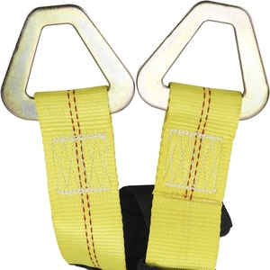 Sangle <span class=keywords><strong>d</strong></span>'essieu de <span class=keywords><strong>voiture</strong></span> robuste avec manchon de protection et anneaux <span class=keywords><strong>en</strong></span> <span class=keywords><strong>D</strong></span>, résistance à la rupture de 10000lb pour l'arrimage de véhicule de récupération tout-terrain - Product Image 1