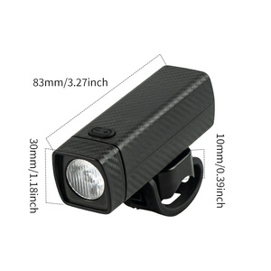 Type-C LED phare de vélo étanche rechargeable nuit cyclisme lampe de poche lumineuse avec batterie équipement de VTT - Product Image 5