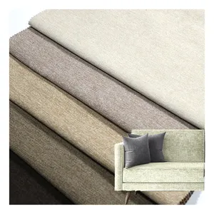 For Furniture Fabric 100% Polyester Linen 280cm Width Customised Woven Plain Customized Color And width