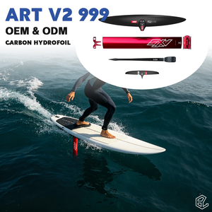 ชุดไฮโดรฟอยล์ AXIS ART V2 999 คาร์บอน พร้อมเสาอลูมิเนียมสีแดง ชุดวิงฟอยล์เซิร์ฟดาวน์วินด์สมรรถนะสูง - Product Image 1