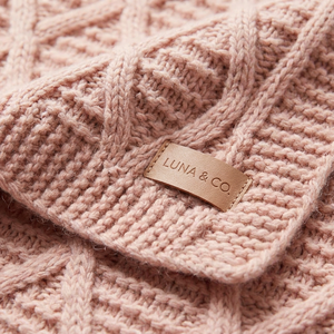 Couverture <span class=keywords><strong>de</strong></span> <span class=keywords><strong>berceau</strong></span> en tricot texturé diamanté, douce et épaisse, pour nouveau-né et nourrisson, couverture classique confortable pour <span class=keywords><strong>berceau</strong></span> et poussette, 31" x 39" - Product Image 6