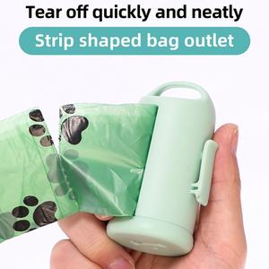 带皮带夹的便携式狗废物分配器快速存取耐用可重复使用的聚合物狗便便袋支架户外宠物清理 - Product Image 2