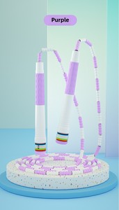 Cuerda de saltar de bambú ajustable de alta calidad para estudiantes principiantes de secundaria portátiles segmentados/nudo de bambú/Cuentas - Product Image 6