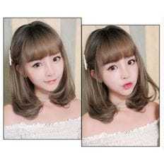 Mignon Bang Style Perruques Y Compris Mnet Wear - Product Image 1