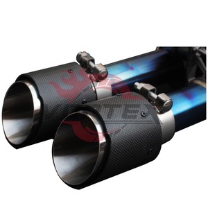 Échappement arrière à soupapes Vortex Titanium Burnt Blue pour Maserati Quattroporte 3.0T V6 2013-2024 Son sportif à distance - Product Image 6