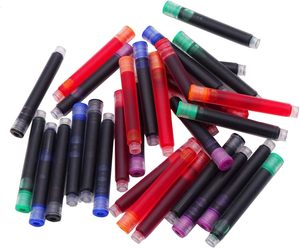 Cartouches d'encre rechargeables standard internationales 12 couleurs, diamètre 2,6 mm, pour stylo-plume - Product Image 4