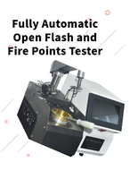 Testeur de points de flash et de feu ouverts entièrement automatique ASTM D92 Analyseur de point d'éclair et de point d'allumage à tasse ouverte