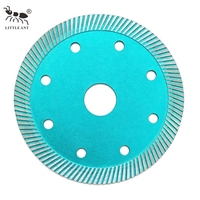 LITTLE ANT Promotion Lame de scie diamantée industrielle 4 pouces 105 mm pour la découpe de carreaux, céramique, quartz et marbre, à ondulation turbo