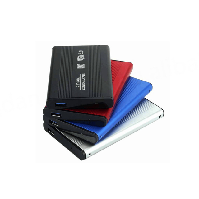Aluminum USB3.0 to 2.5'' Inch SATA HDD/SSD External Enclosure Case with Power Adapter (Multi-Color) Bajeal/OEM