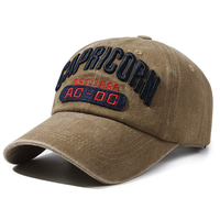Gorra de Béisbol Personalizada de Alta Calidad Unisex de 6 Paneles de Sarga de Algodón con Logotipo Bordado en 3D y Letras en Relieve
