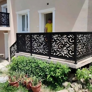 Thiết kế hiện đại cường độ cao trang trí kim loại laser cắt thép tấm hàng rào hàng rào lưới mắt cáo & Cổng - Product Image 5