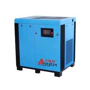 Compresor de aire de tornillo industrial rotativo con inversor lubricado por aceite de ahorro de energía de 45kW 60Hp a la venta