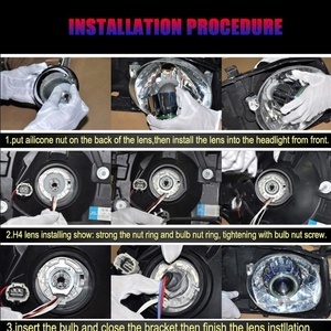 Sanvi Drop Shipping Bi <b>Led</b> Lens Cheaper Shipping Cost in South East Asia 2.5 Inch S8 Bi <b>Led</b> <b>Projector</b> Lens for Toyota-hyundai - Product Image 6