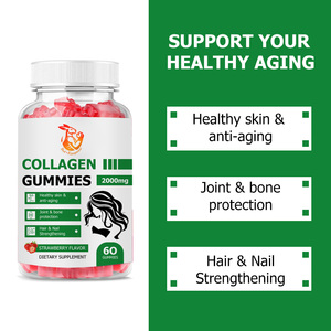 Bestseller Collagen III Gummies 2000mg Favorise une Peau Saine et Anti-Âge avec Saveur Fraise Complément Beauté - Product Image 4