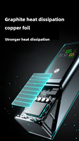 Batterie externe haute qualité 20000mAh PD 100W avec deux ports USB Type-C pour tablette et ordinateur portable
