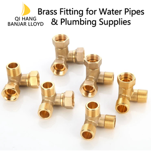 Échantillon gratuit de raccords filetés en laiton NPT 1/2\"-2\" coude/té/téton, garantie 3 ans, modèle A13, résistant à la corrosion, haute pression - Product Image 3