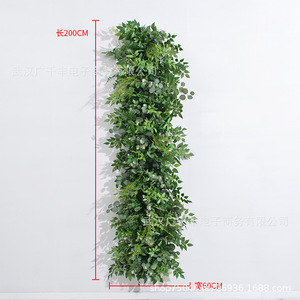 Nueva boda arco redondo decoración planta verde flores Sennys césped boda arreglos florales con menta verde gris <span class=keywords><strong>era</strong></span> blanco - Product Image 6